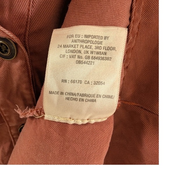 Anthropologie Holding Horses Comfy Boho Shirt Dress Rose Pink High Low Sz 8 - Picture 11 of 12